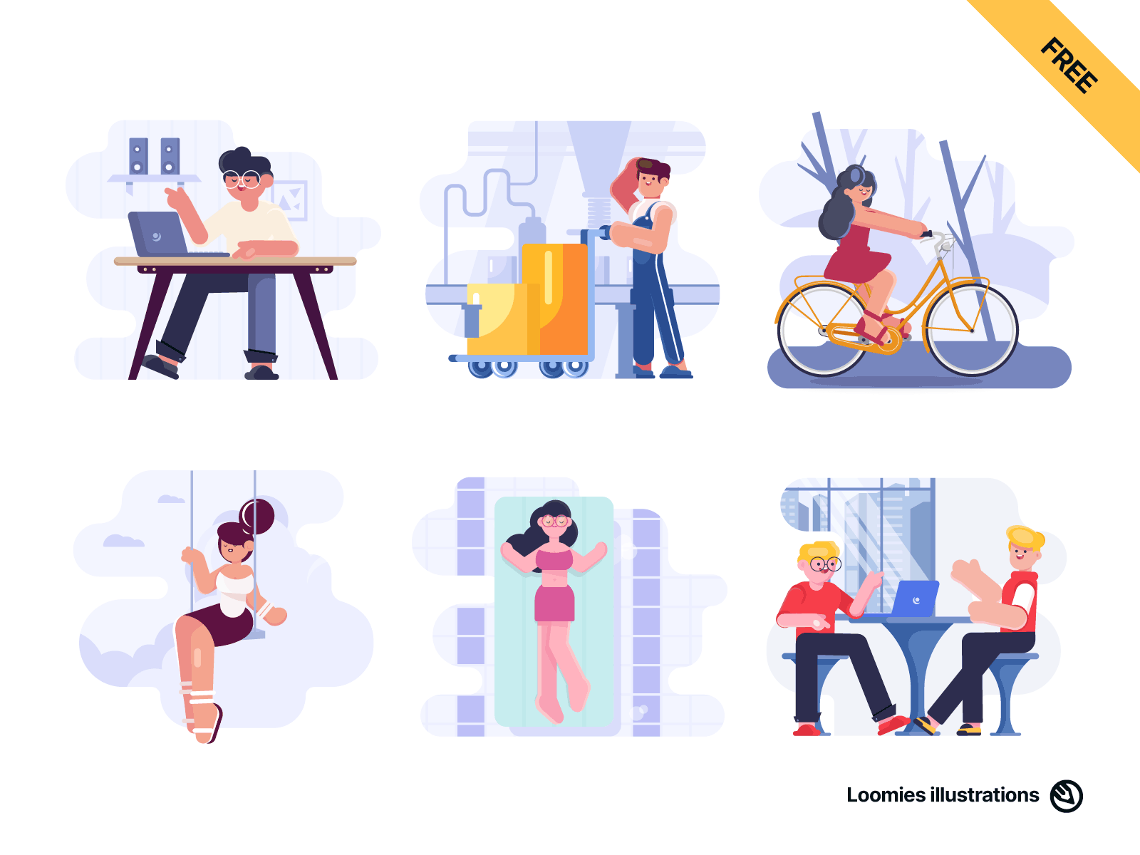 Loomies Free Illustration Pack By Ramy Wafaa On Dribbble