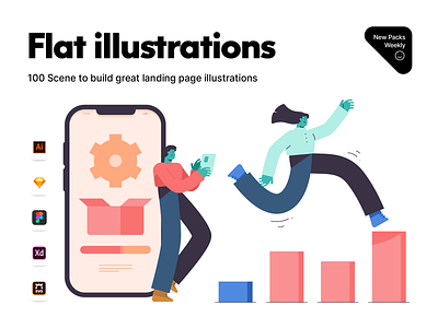 Flat illustrations