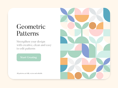 Geometric Patterns Background app background branding colorful design flat geometric getillustrations pattern seamless ui ui ux ui design ux vector website