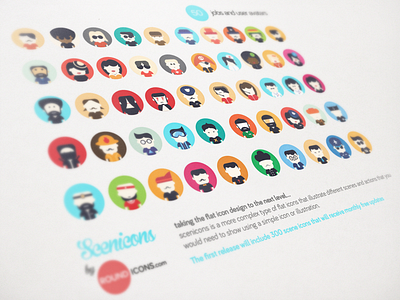 Scenicons User Avatars and Jobs Flat Icons