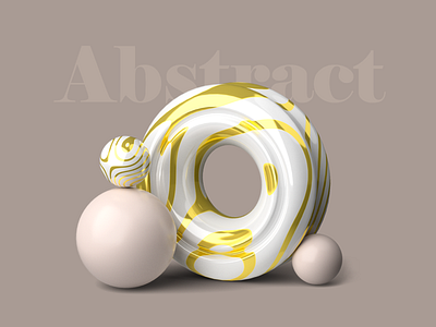 Abstract 3D illustrations