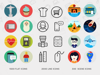 Round Icons Bundle