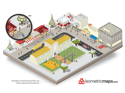 Christmas City Isometric Maps Builder