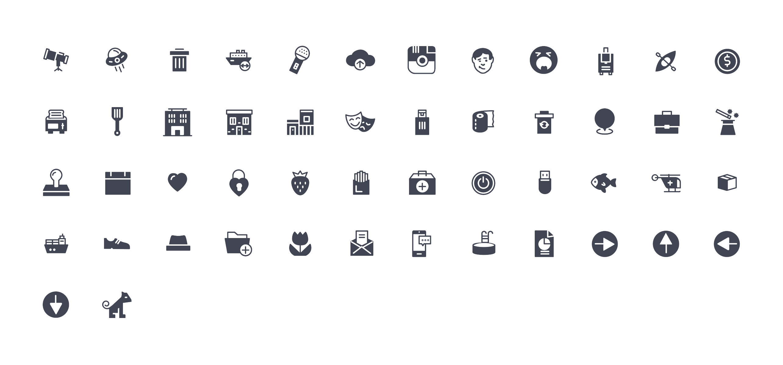 Dribbble - glyph-free-icon-set.jpg by Ramy Wafaa