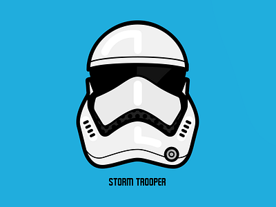 Storm Trooper Outline color icon