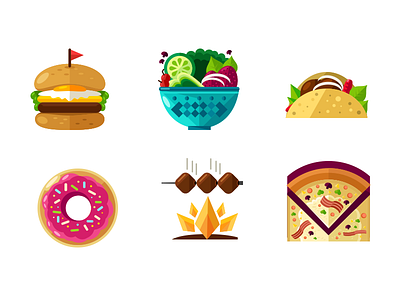 Food Flat Icons