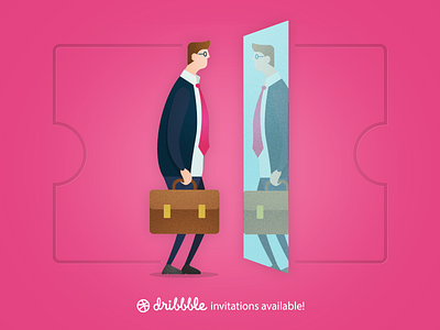 2 Dribbble Invitations dribbble giveaway icons illustrations invitations invite ui
