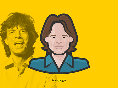 Mick Jagger Avatar Icon avatar freebie icon jagger mick