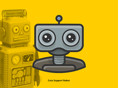 Support Robot Avatar Icon avatar bot free freebie icon robot vector