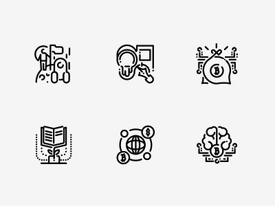 Minimal Line Icons Pack crisp icons line minimal sketch ui vector web