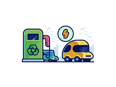 Electric Car Icon