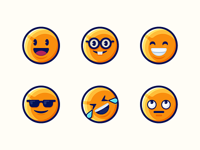 Emoji Icons avatar emoji emoji set emojis filled filled outline flat happy icon icon pack icons outline smilies vector