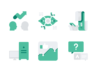 Accent Icons Pack Release analytics branding business chart faq icon icon set icons shopping vector website
