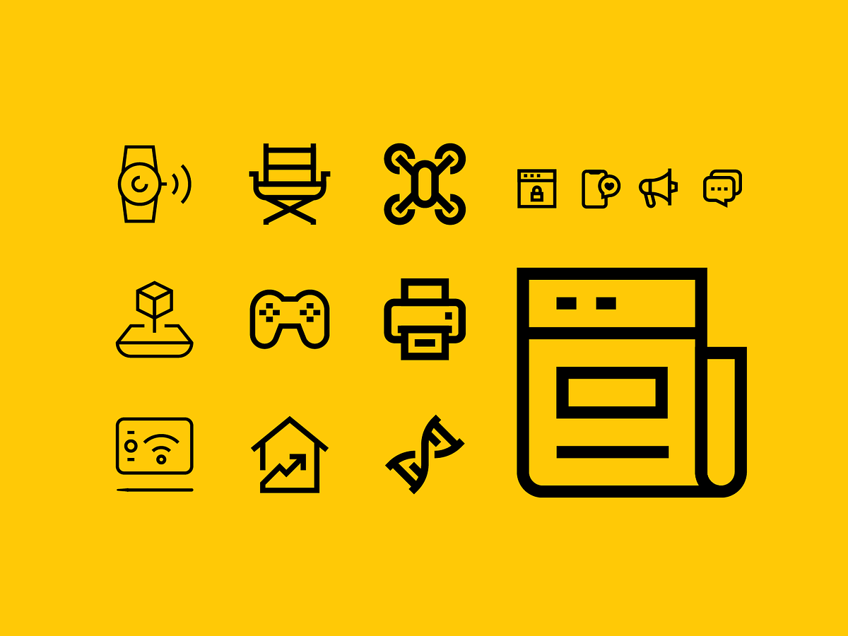 Mini Icons Pack by Ramy Wafaa on Dribbble