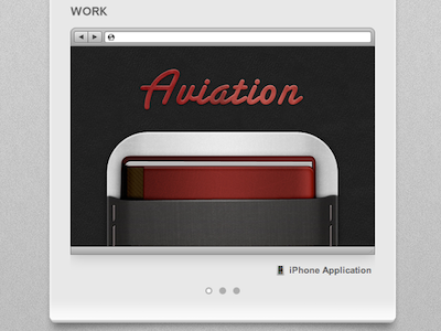 Work Showcase app application aviation francisco iphone website work