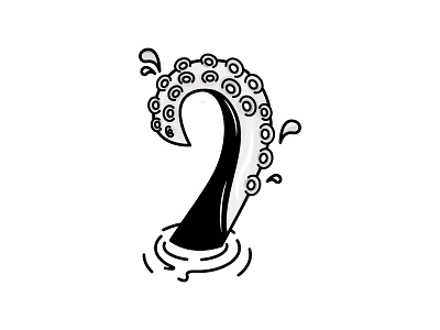 tentacle icon illustration ocean octopus sea splash squid tentacle water