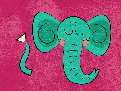 elephant animal elephant illustration safari texture
