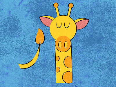 giraffe animal giraffe illustration safari texture