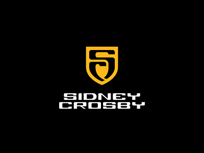 Sidney Crosby Logo Design Concept crest custom lettermark logo type typogaphy