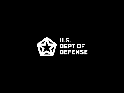 U.S. Dept of Defense Logo Concept defense logo military pentagon