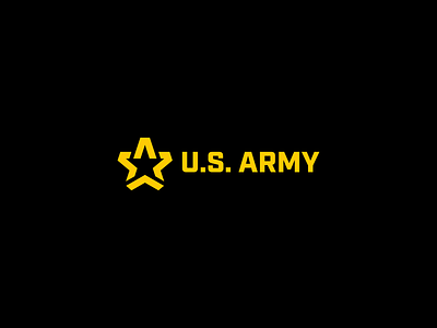 U.S. Army Concept army logo star stencil