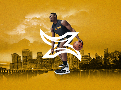 Zion Williamson ✦✦✦ Brand Identity Concept / Personal Case Study athlete basketball lettermark logo williamson zion