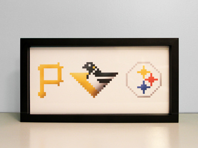 Pixelburgh penguins pirates pittsburgh pixels sports steelers theburgh