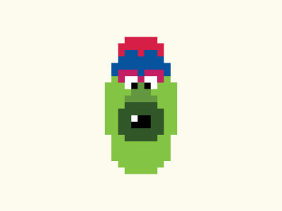 Phillie Phanatic - Philadelphia Phillies Mascot mascot mlb philadelphia phillies philly pixel