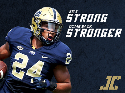 Stay Strong, Come Back Stronger 24 acc conner football james jc panthers pitt sports strong