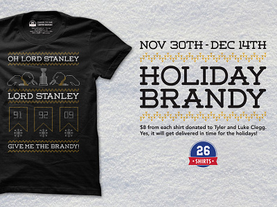 Holiday Brandy - 26 Shirts christmas donation greatcause hockey lord nhl penguins pittsburgh shirts sports stanley sweater