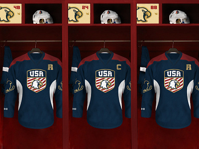 Vote Daily! USA Hockey Jersey Design Contest america eagle font gold helmet hockey jersey sports states united usa