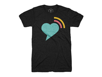 Passionate Communication - Cotton Bureau bureau cmyk cotton design heart icon logo passion shirt