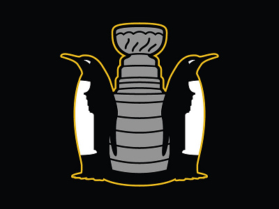 Back to Back Design apparel cup hockey logo penguins pittsburgh shirt sports stanley