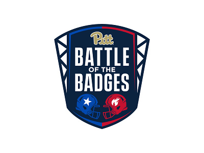 Battle of the Badges - Pitt Ticket Office acc bridge fire helmet logo panthers pitt pittsburgh police shield steel