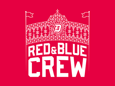 Red & Blue Crew - Duquesne Dukes