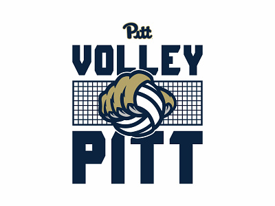 Volley Pitt Student Section T-Shirt Design - Pitt Volleyball