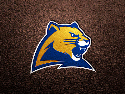 Pitt Panther 3.0 Concept : Football Mockup college foil football logo mascot panther panthers pitt pittsburgh sports university