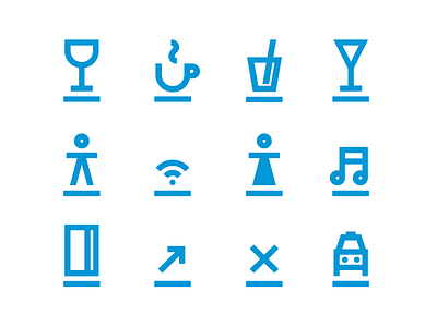 #HASHTAG Icons & Way Finding bar brand branding cafe design hashtag hospitality icon iconography identity restaurant wayfinding