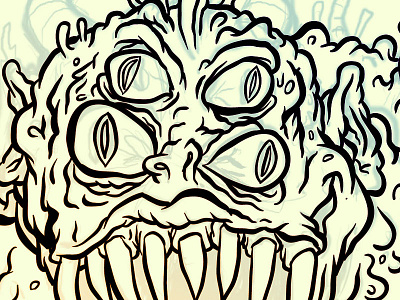 Monster Doodle character doodle halloween ink jason gammon monster object unknown sketch