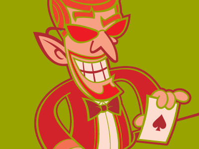 Elf Dealer casino character design christmas elf jason gammon