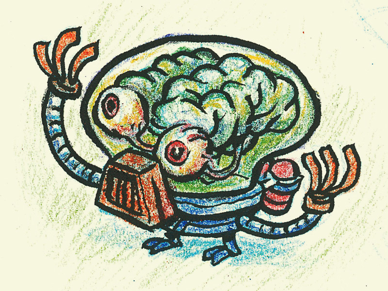 Brain Bot By Jason Gammon On Dribbble