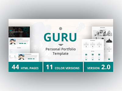 GURU - Personal Portfolio Template