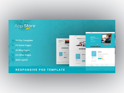 APP STORE - App Landing Page PSD Template app app landing page app landing page psd app store bootstrap bootstrap template envatomarket mobile app mobile app landing page psd psd template themeforest