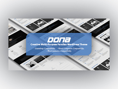 !Free Download! DONA-CreativeMulti-PurposeParallaxWordPressTheme