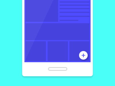 Floating Action button on roll aftereffects animation button design flat floating gifs learning material material design motion simple