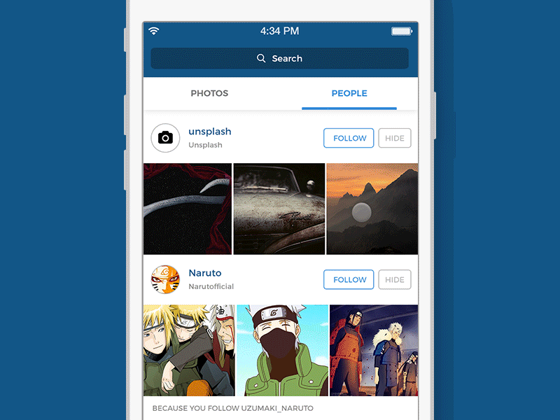 Instagram 3d Touch & Live Photos 3dtouch animation app design instagram interaction ios livephotos motion simple ui ux