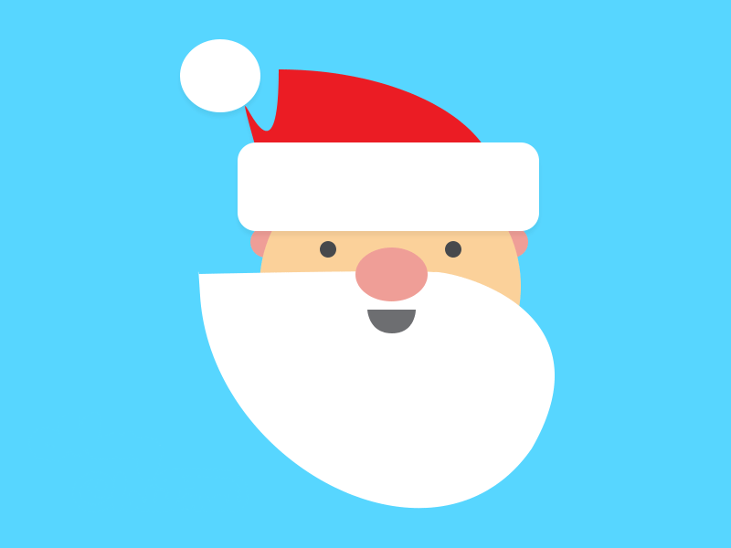 HO HO HO !! Merry Christmas everyone :) animation christmas cute fun google graphic icon illustration motion santatracker