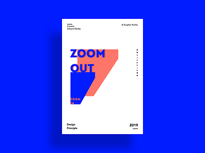 Zoom In Zoom Out Poster Design