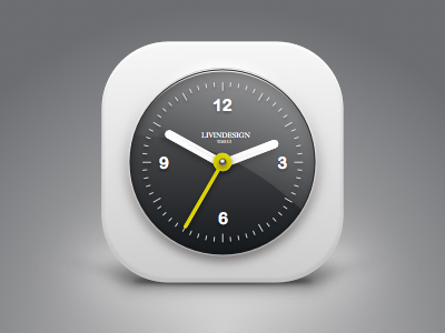 Clock Icon by Livin on Dribbble