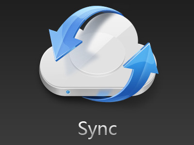 Sync cloud icon sync
